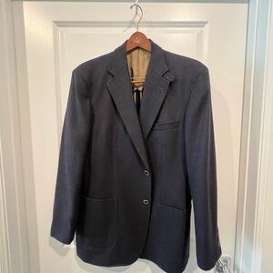 TALLIA Navy and Tan Blazer